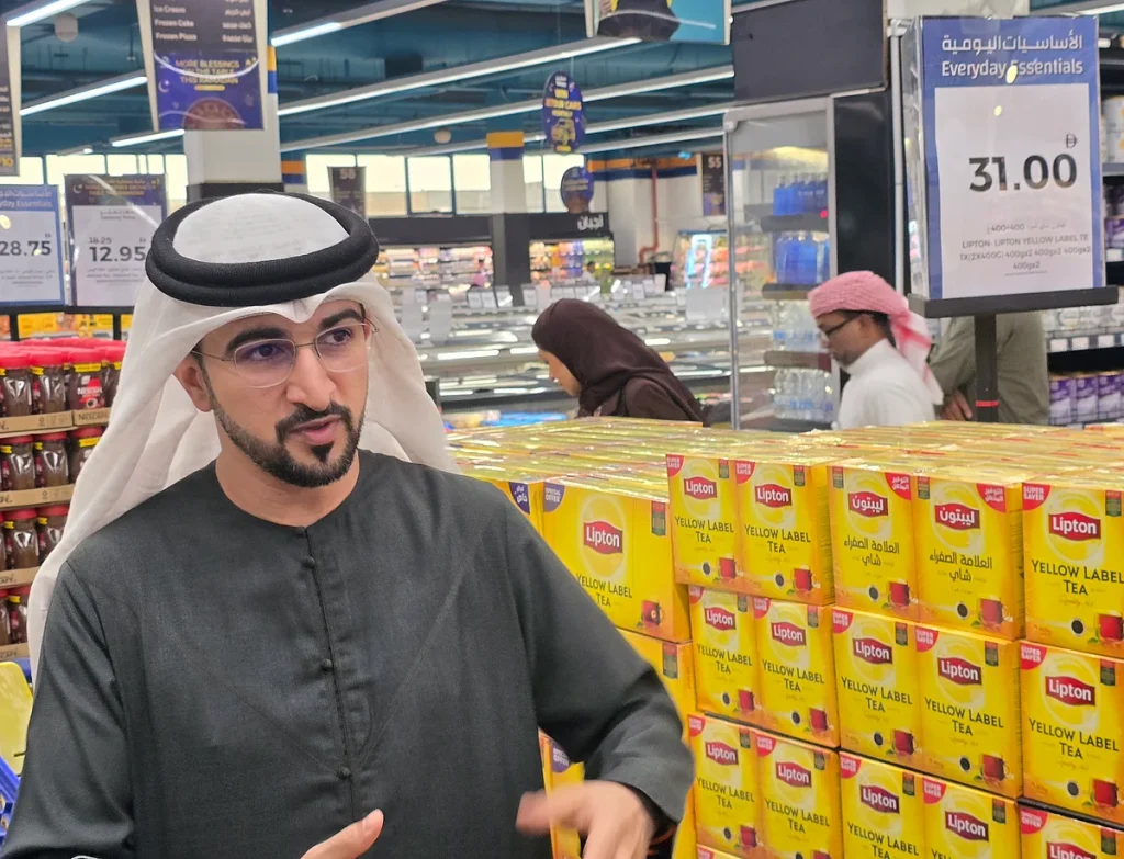 Dubai Ekonomi ve Turizm Bakanlığı Turizm Faaliyetleri İzleme Direktörü Ahmed Ahli, Union Coop, Al Awir'deki gazetecilere konuştu.